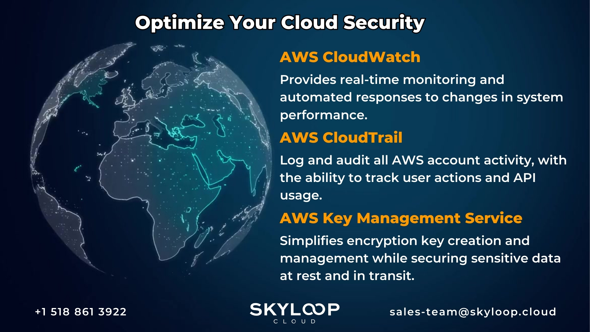 Optimizing Cloud Security and Monitoring your Infrastructure with AWS